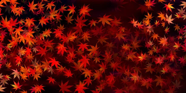 Autumn Leaves Maple Autumn Background — Stock Vector