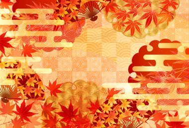 Sonbahar yaprakları akçaağaç sonbahar arkaplanı 