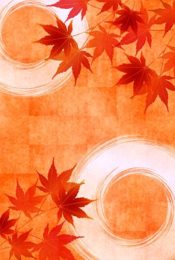 Sonbahar yaprakları akçaağaç sonbahar arkaplanı 