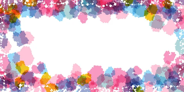 色彩斑斓的日文纸框背景 — 图库矢量图片