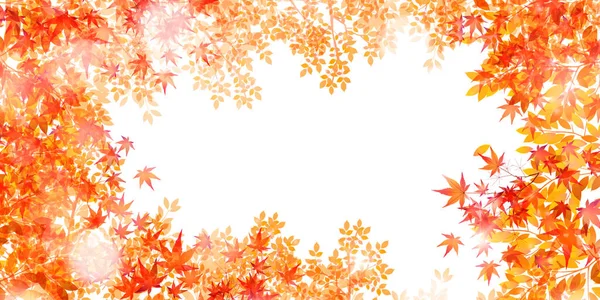 Hösten Löv Lönn Höst Bakgrund — Stock vektor
