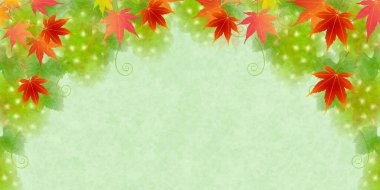 Üzüm sonbaharı Japon kağıt arkaplanı