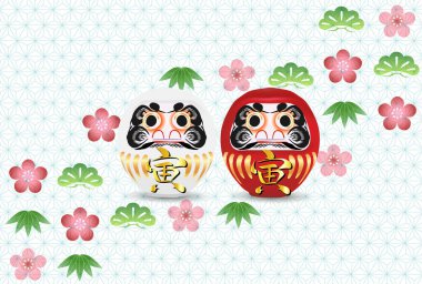 Kaplan şans tılsımı Yeni Yıl kartı geçmişi 