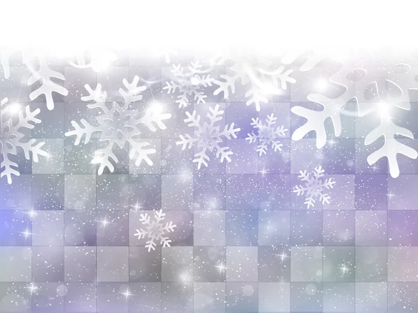 Noël fond de neige — Image vectorielle