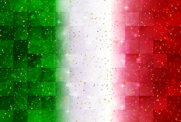 İtalyan bayrağı ülke — Stok Vektör