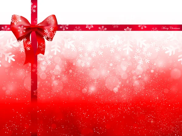 Christmas ribbon background — Stock Vector