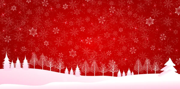 Christmas snow background — Stock Vector