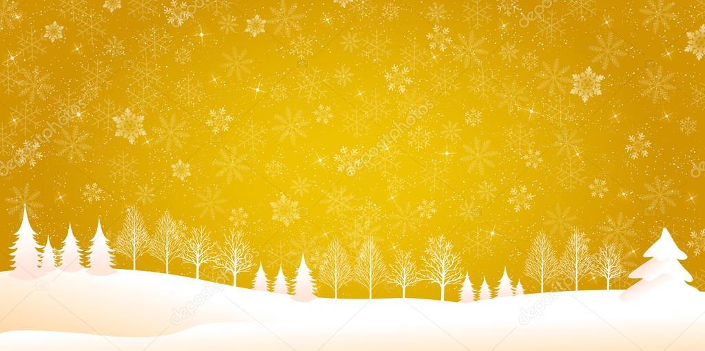 Christmas snow background