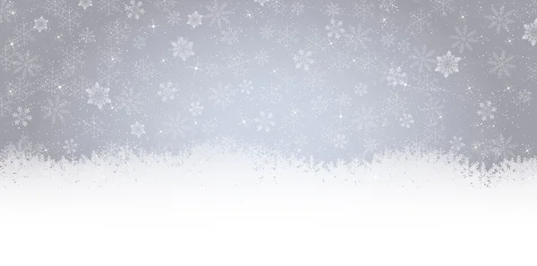 Karácsonyi hó háttér — Stock Vector