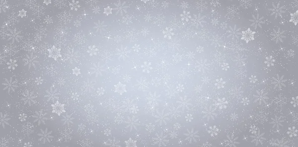 Weihnachten Schnee Hintergrund — Stockvektor