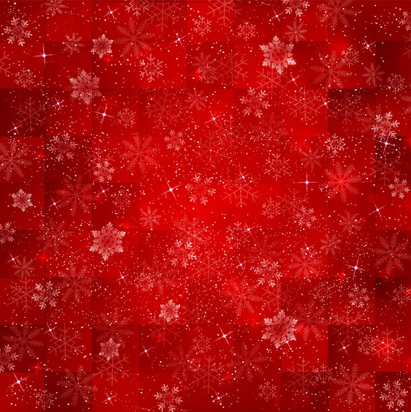 Noël fond de neige — Image vectorielle