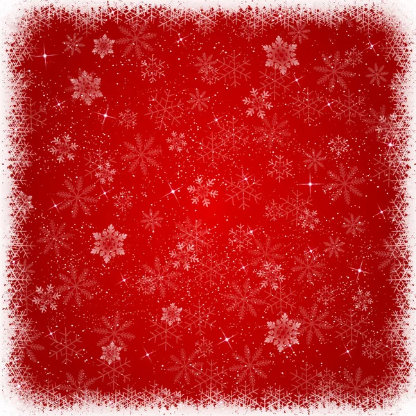 Noël fond de neige — Image vectorielle