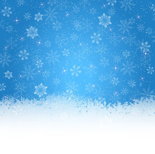 Navidad nieve fondo — Archivo Imágenes Vectoriales