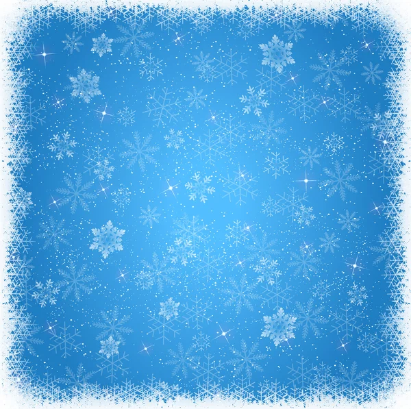 Weihnachten Schnee Hintergrund — Stockvektor