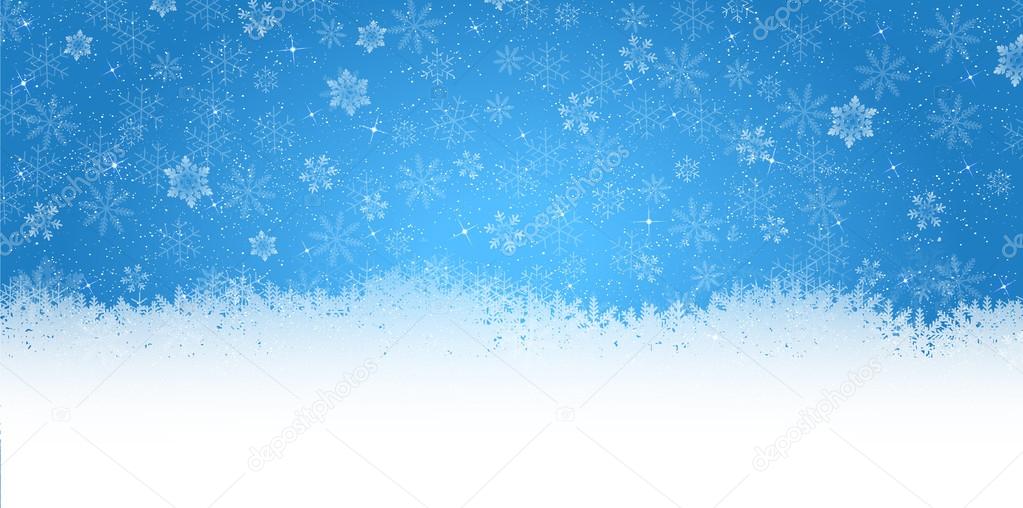 Christmas snow background