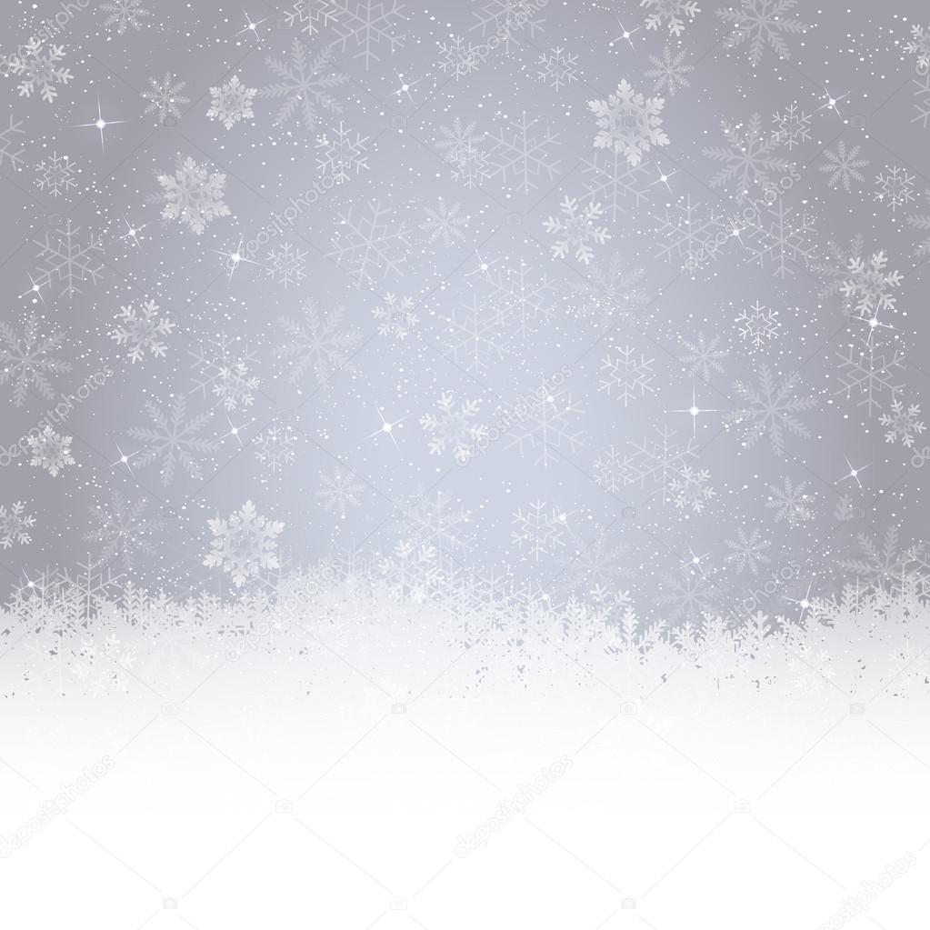 Christmas snow background