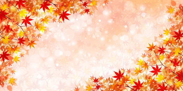Arce hojas de otoño — Archivo Imágenes Vectoriales