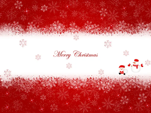 Christmas snow background — Stock Vector