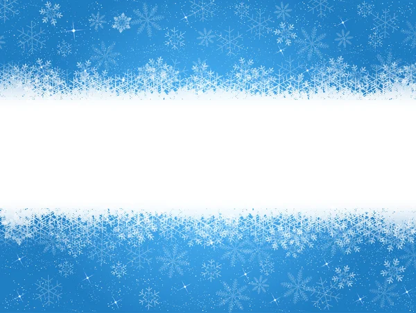 クリスマス雪背景 — ストックベクタ