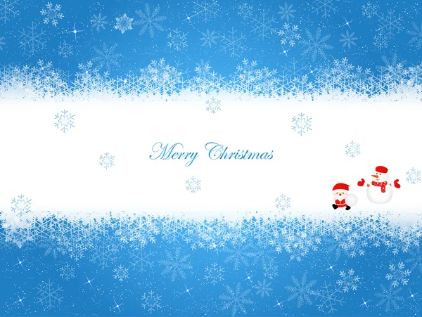 Christmas snow background — Stock Vector