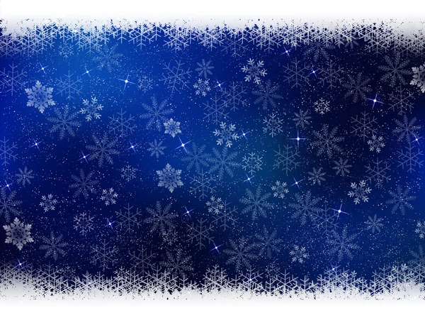 Christmas snow background — Stock Vector