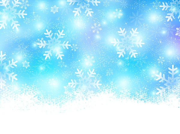 Natal neve fundo — Vetor de Stock