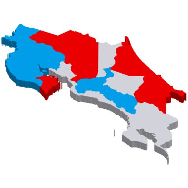 карту країни Коста-Ріка