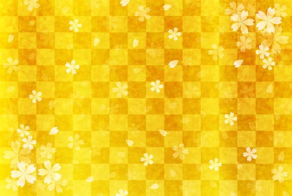 Cartes de voeux cerise Washi — Image vectorielle