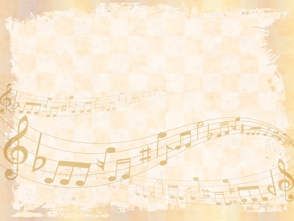 Musique papier fond — Image vectorielle