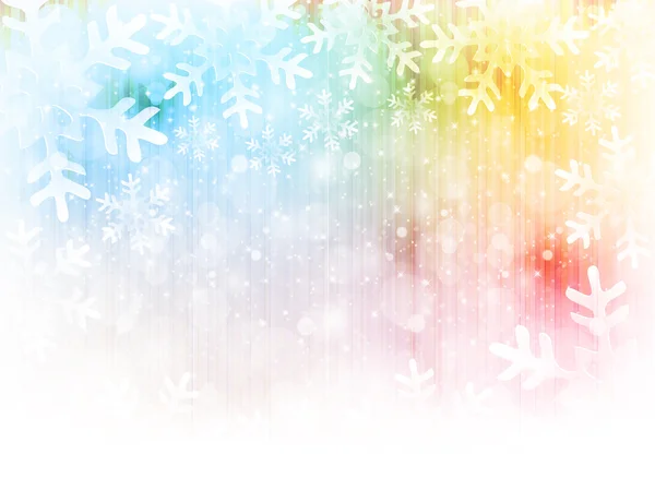 Ilustraciones paisaje de nieve — Vector de stock
