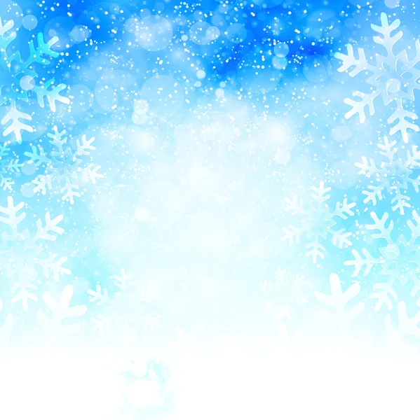 Christmas snow background — Stock Vector