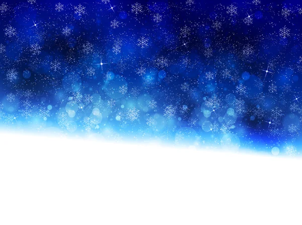 Christmas snow background — Stock Vector