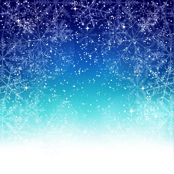 Christmas snow background — Stock Vector