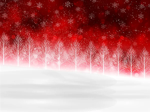 Light snow background — Stock Vector