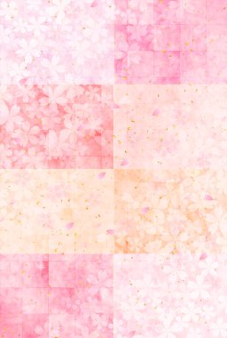 Kiraz Japon kağıt tebrik kartları