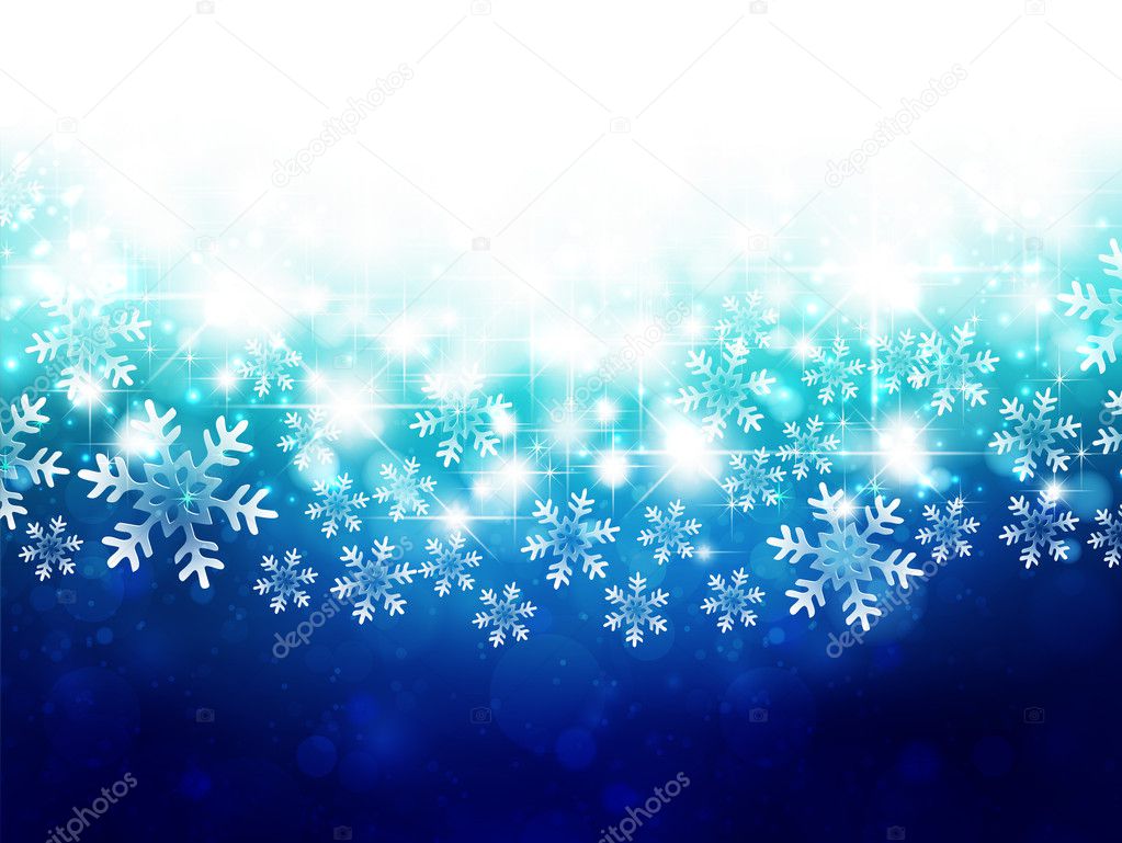 Christmas snow background