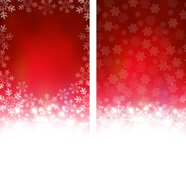 Christmas snow background — Stock Vector