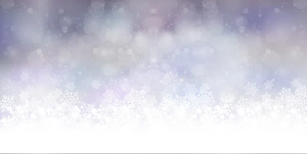 Christmas snow background — Stock Vector