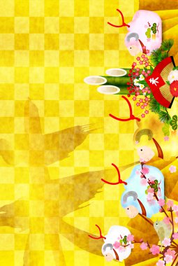 koyun kartpostal arka plan