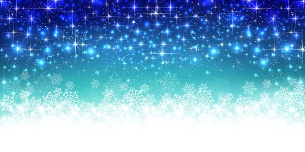 Christmas snow background — Stock Vector