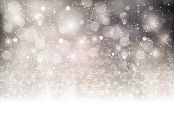 Fond de Noël neige — Image vectorielle