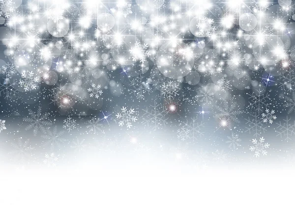 Fondo de Navidad de nieve — Vector de stock