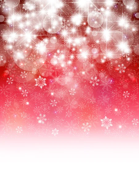 雪のクリスマスの背景 — ストックベクタ