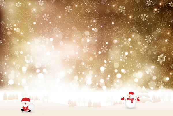 Snow Christmas background — Stock Vector