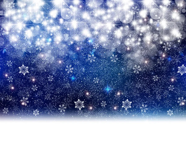 Fondo de Navidad de nieve — Vector de stock