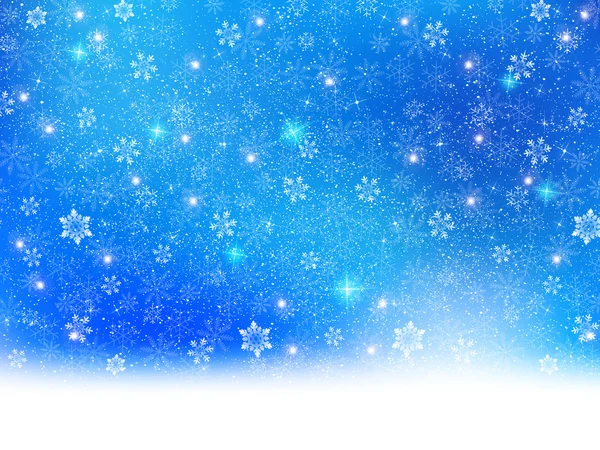 Fondo de Navidad de nieve — Archivo Imágenes Vectoriales