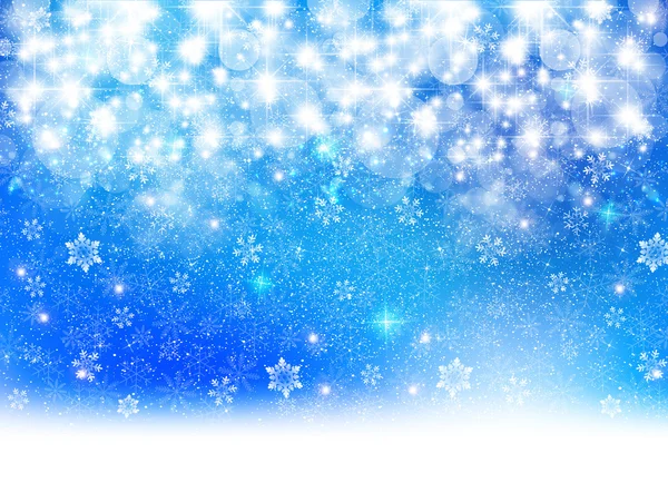 Schnee Weihnachten Hintergrund — Stockvektor