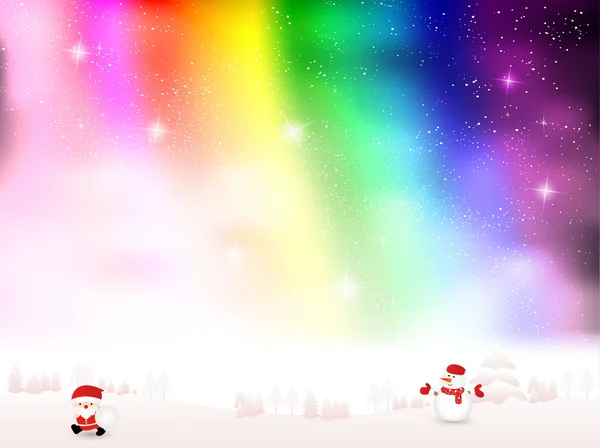 雪圣诞节背景 — 图库矢量图片#