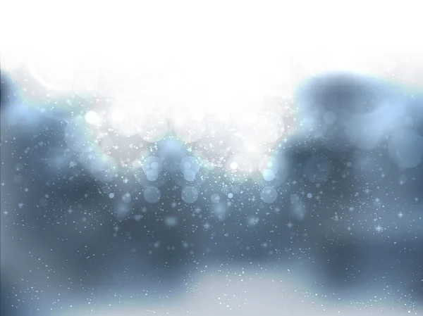 Fond de lumière neige — Image vectorielle