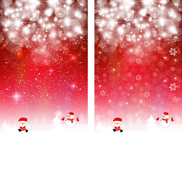 Navidad nieve fondo — Vector de stock